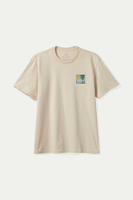 
       Brixton Alpha Square S/S Standard T-Shirt - Cream/Off White/Gold
     