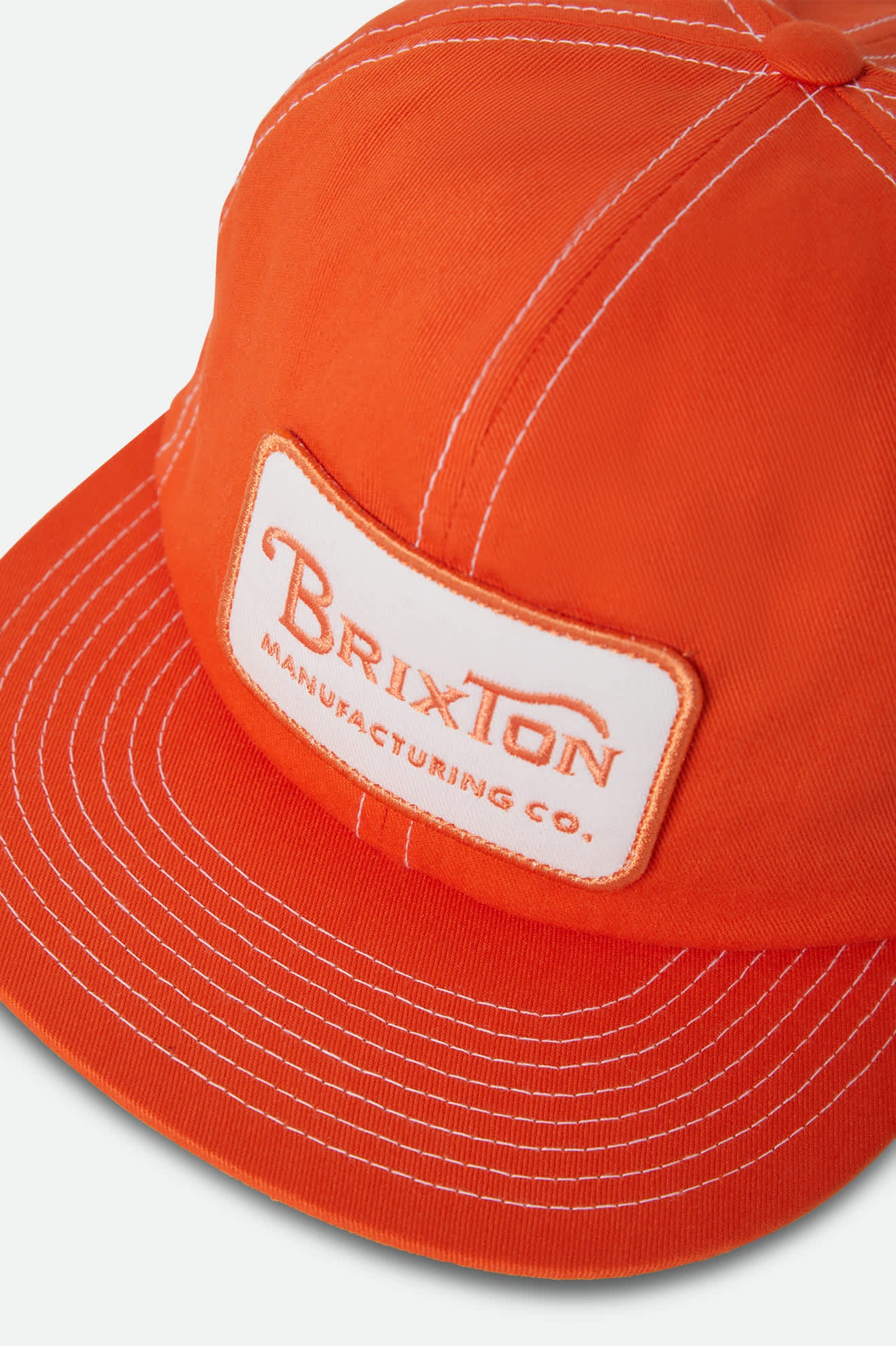 Men's Grade Snapback in the color Solar Orange - Additional Laydown image