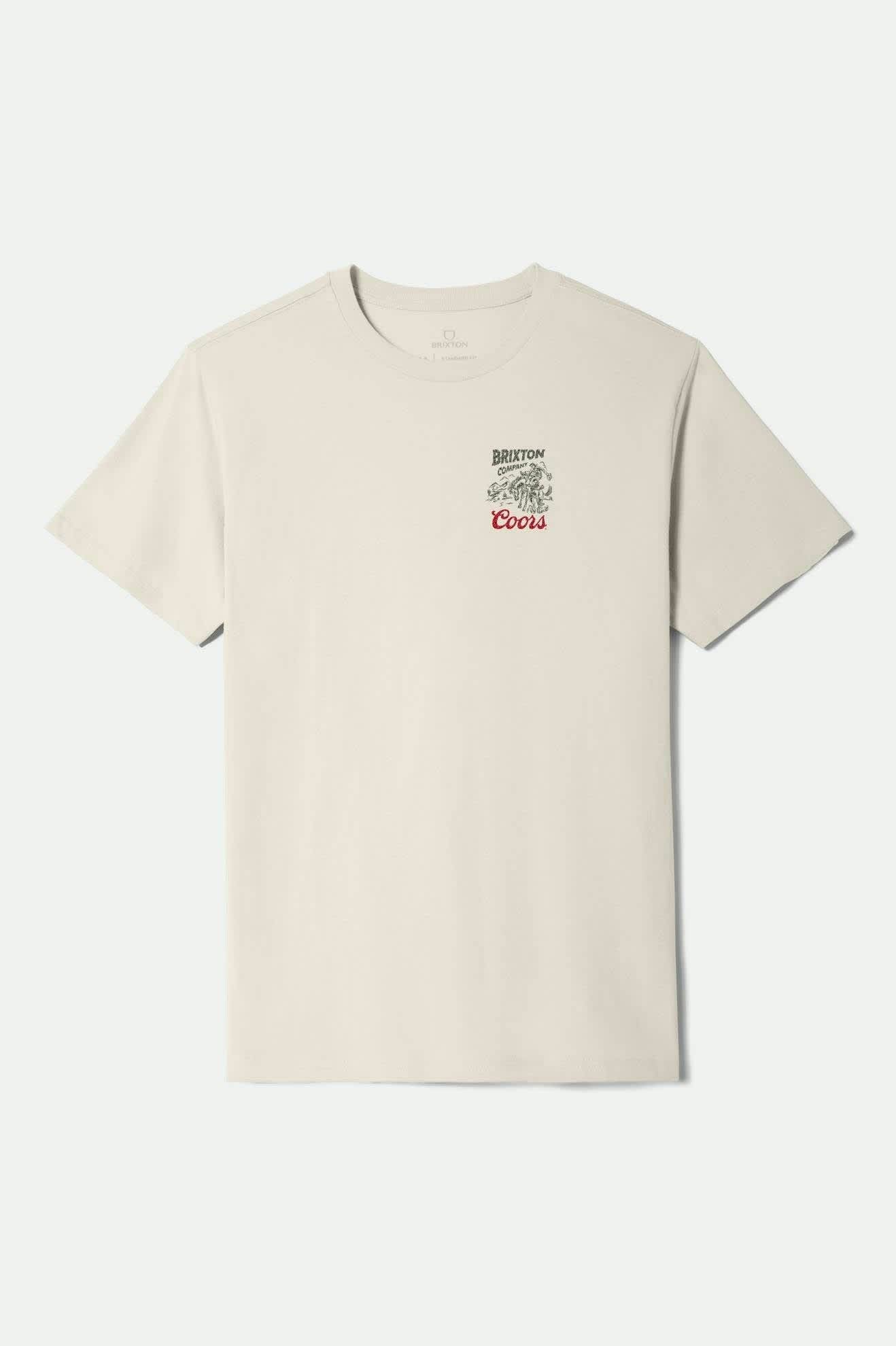 
       Men&#39;s Coors Canyon S/S Standard T-Shirt in the color Cream - Front Product View
     