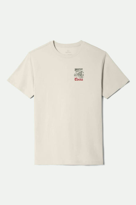 Men's Coors Canyon S/S Standard T-Shirt in the color Cream - Front Product View