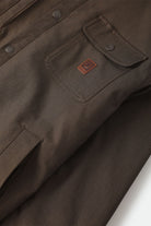 Men's Builders Stretch Lined Jacket in the color Earth - Additional Laydown image