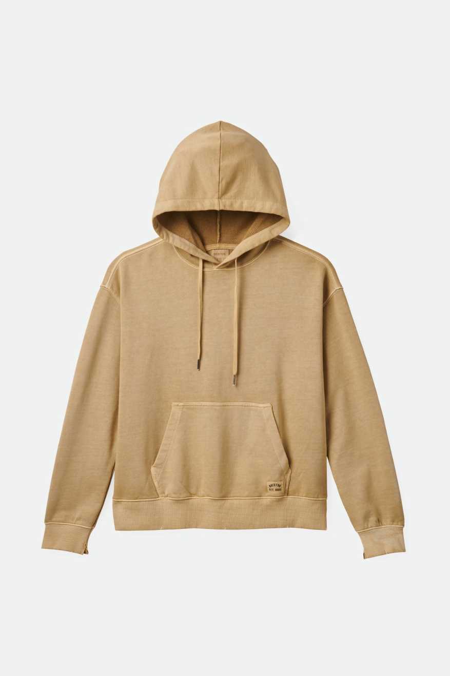 
       Brixton Women&#39;s Cross Loop French Terry Hoodie - Sand | Main
     