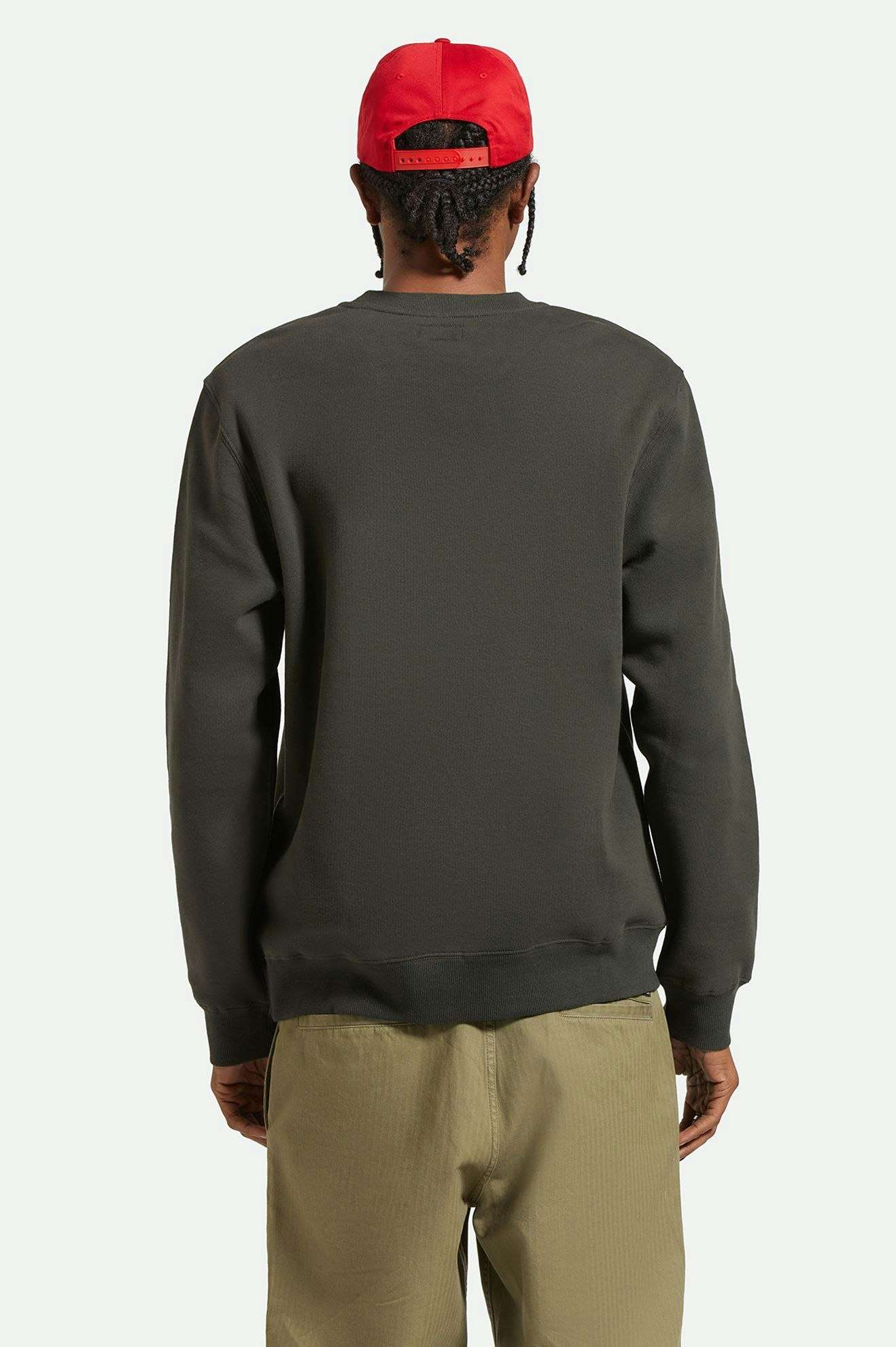 Men's Back Fit Image | Repair Crew - Washed Black