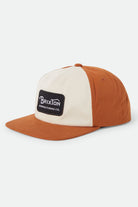 Men's Grade Snapback in the color Whitecap/Caramel - Front Product View