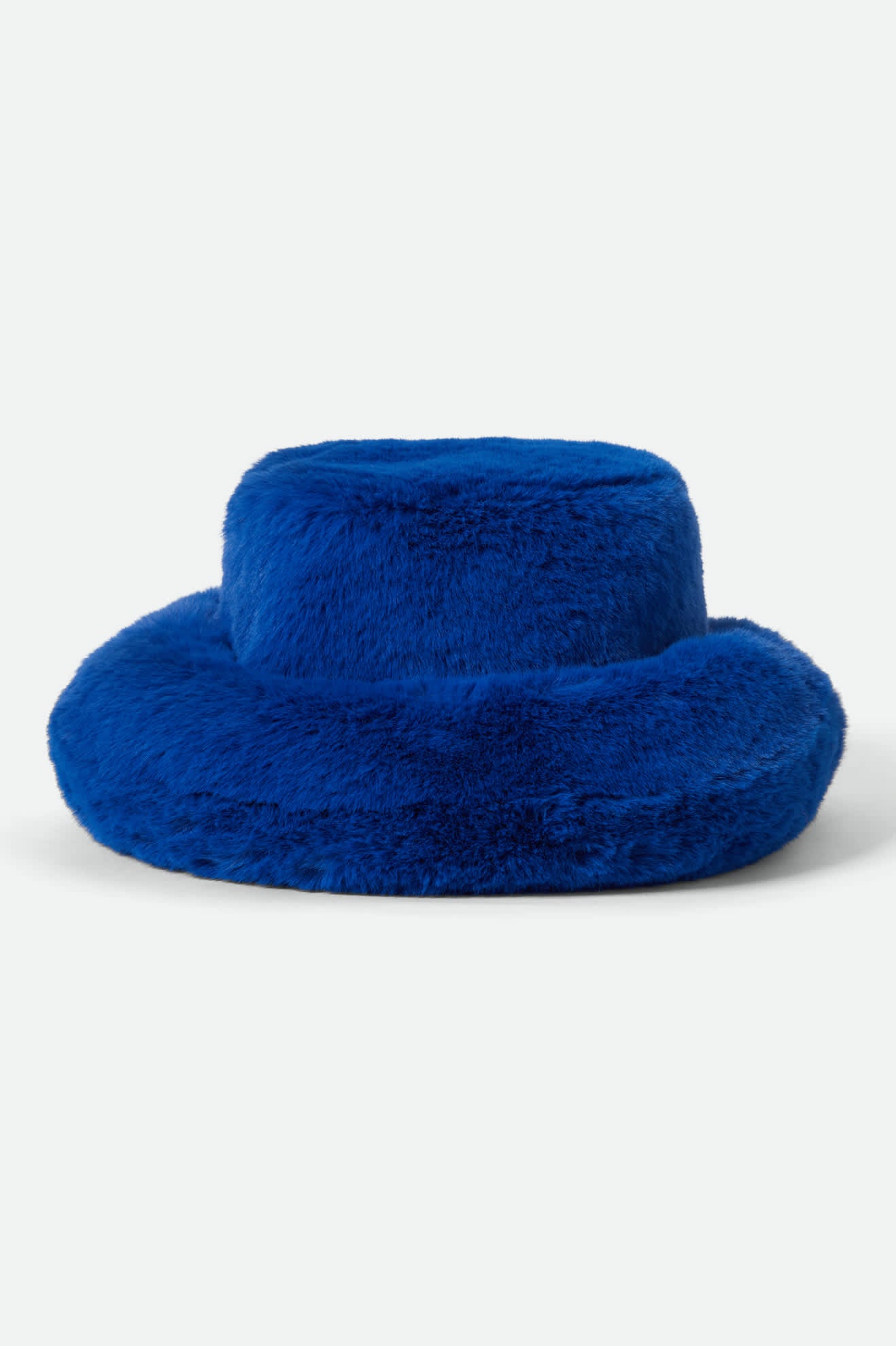 Women's Dion Packable Winter Bucket Hat in the color Cyber Blue - Additional Laydown image