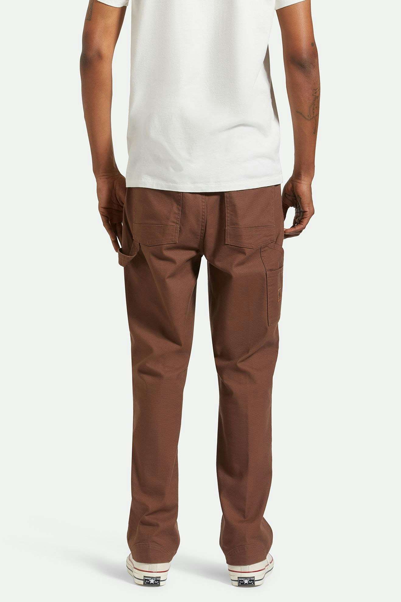 
       Back Fit Image | Builders Carpenter Stretch Pant - Pinecone Brown
     