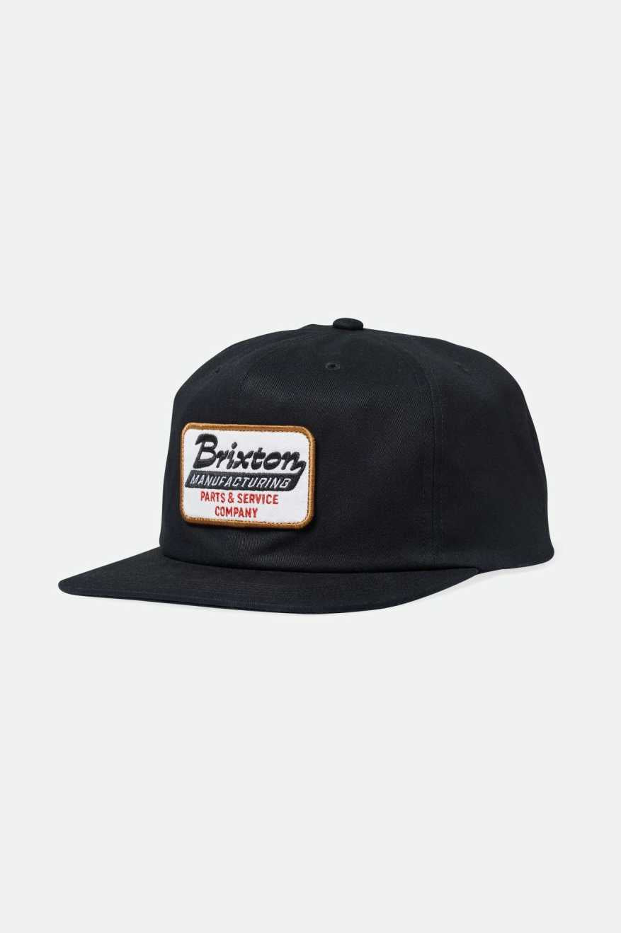 
       Brixton Men&#39;s Township Netplus Snapback - Black | Main
     