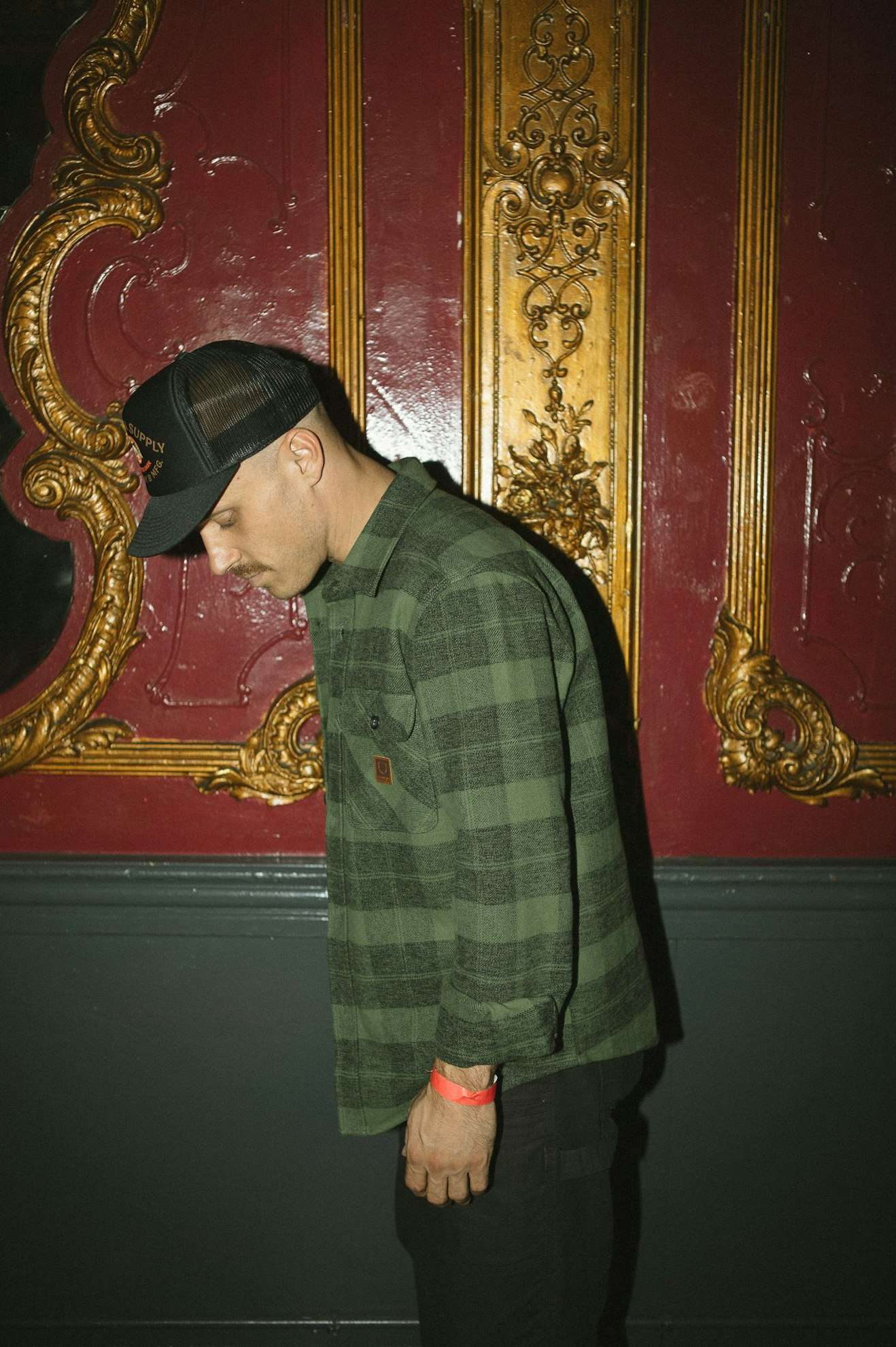 
       Men&#39;s Lifestyle 1 | Bowery Heavyweight L/S Flannel - Cypress Green/ Black
     