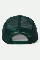 Women's Two Dollar Pistol Netplus Trucker Hat in the color Pine Needle/Pine Needle - Back Style View