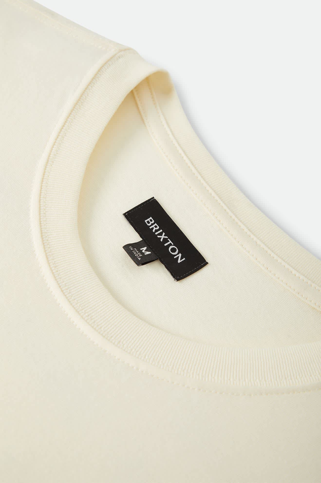 Men's Burger She Wrote Standard T-Shirt in the color Natural - Additional Laydown image