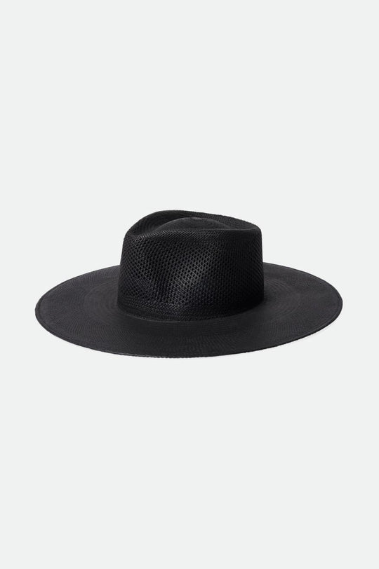 
       Brixton Jo Panama Straw Rancher Hat - Corondao Black
     