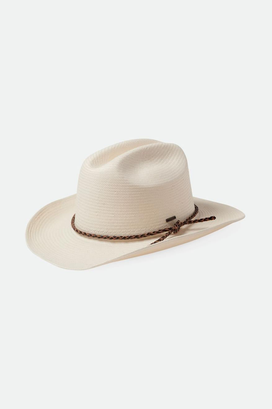 
       Brixton Range Straw Cowboy Hat - Off White
     