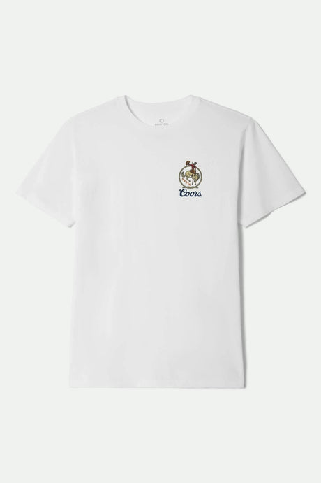 Men's Coors Omaha S/S Standard T-Shirt in the color White - Front Product View