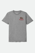 Men's Drifter Short Sleeve Standard T-Shirt in the color Heather Grey - Front Product View