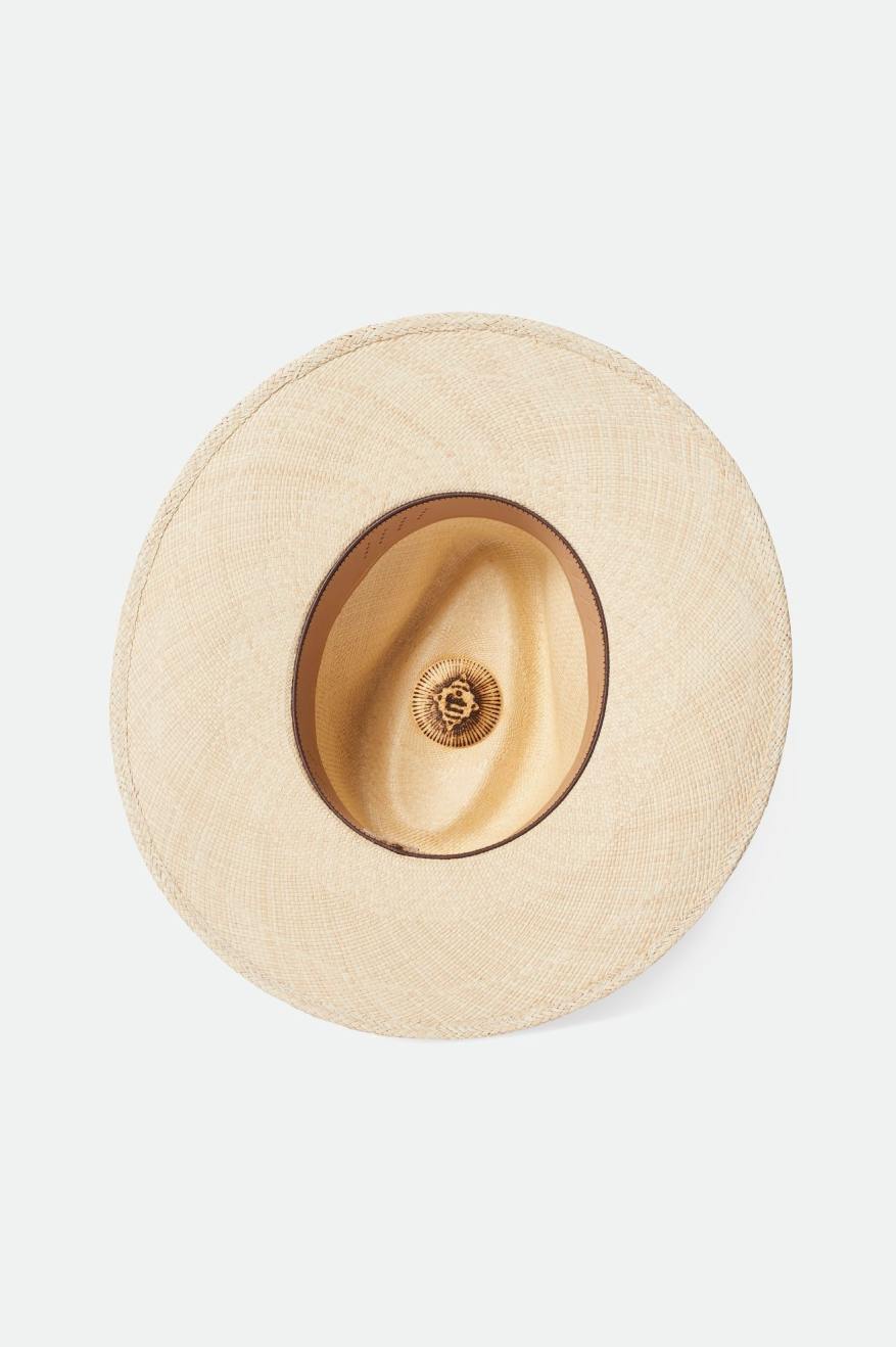 
       Brixton Harper Panama Straw Hat - Catalina Sand
     