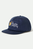 Unisex Soar Snapback in the color Washed Navy - Front Product View