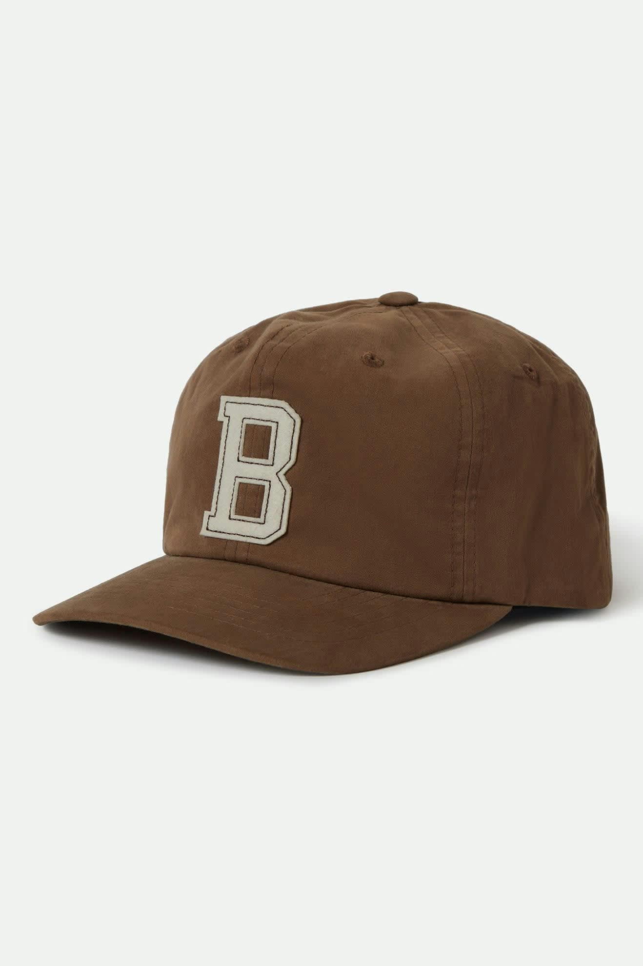 
       Unisex Big B Adjustable Hat in the color Pinecone Brown Twill - Front Product View
     