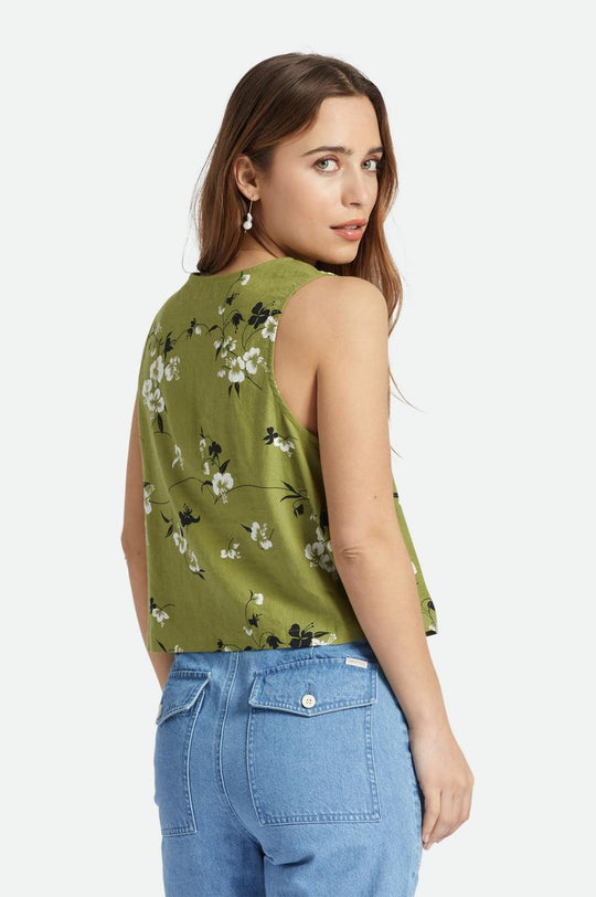 
       Brixton Lanai Linen Tank - Moss
     