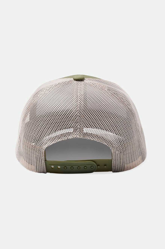 
       Brixton Regal Netplus Trucker Hat - Olive Surplus/Sand
     