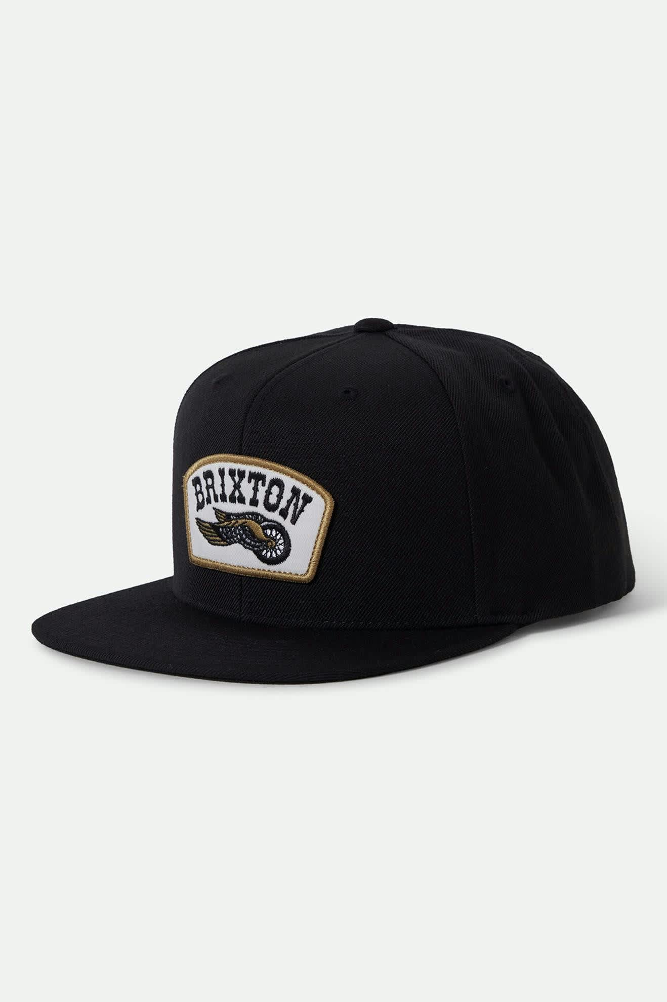 
       Unisex Roller Snapback in the color Black - Front Product View
     