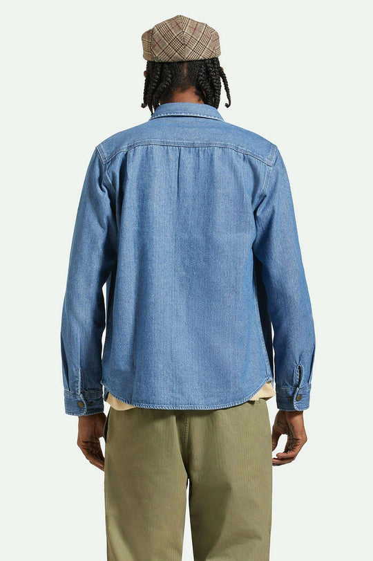 
       Back Fit Image | Reserve Assembly Overshirt - Union Herringbone
     