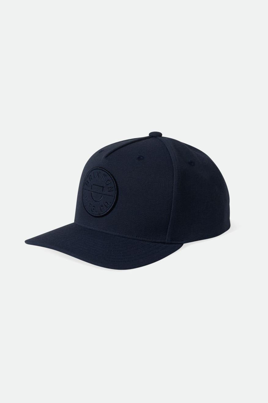 
       Brixton Crest C Netplus Snapback - Washed Navy/Washed Navy
     