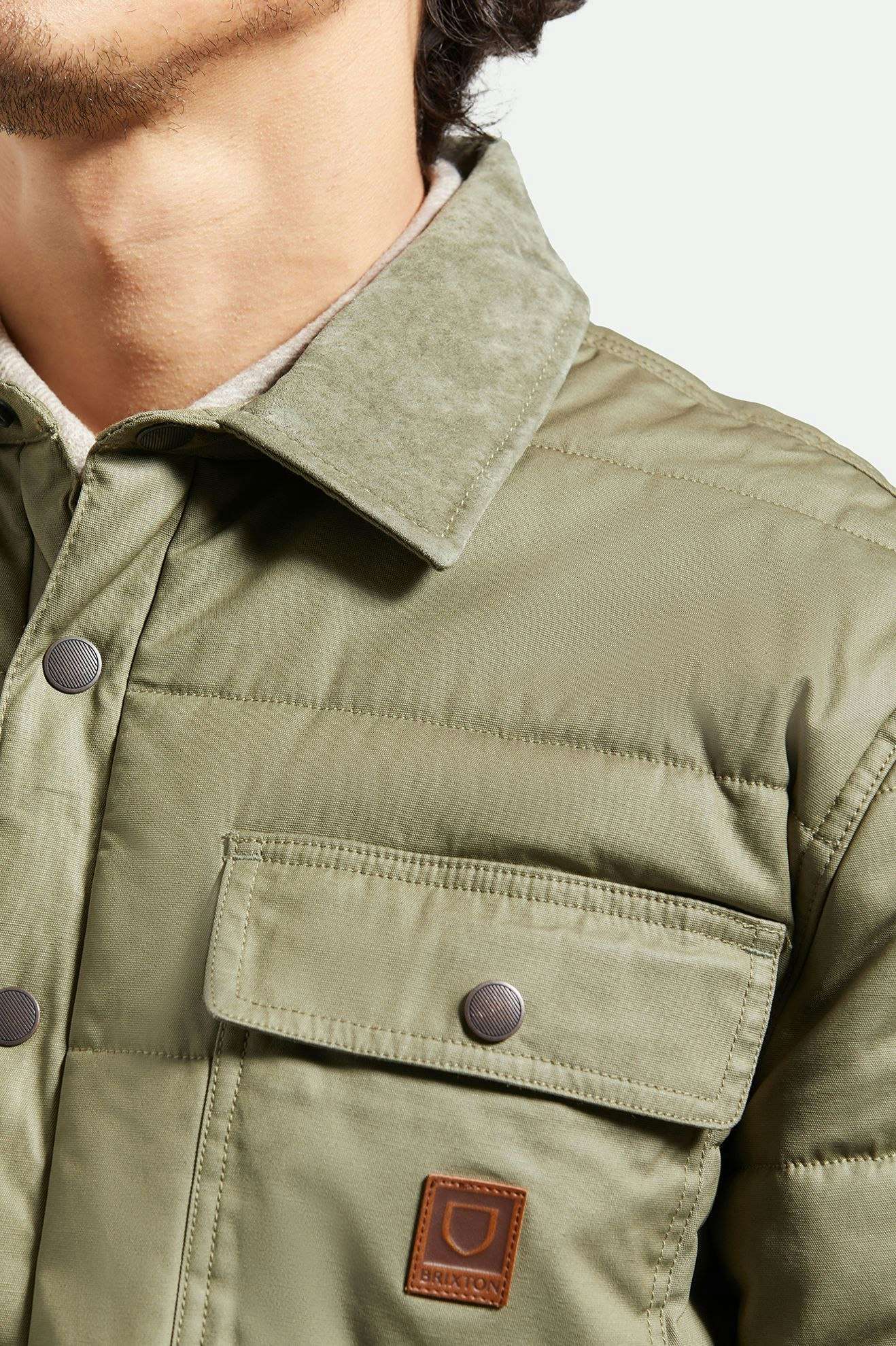 Men's Lifestyle 1 | Cass Waxed Canvas Jacket - Olive Surplus