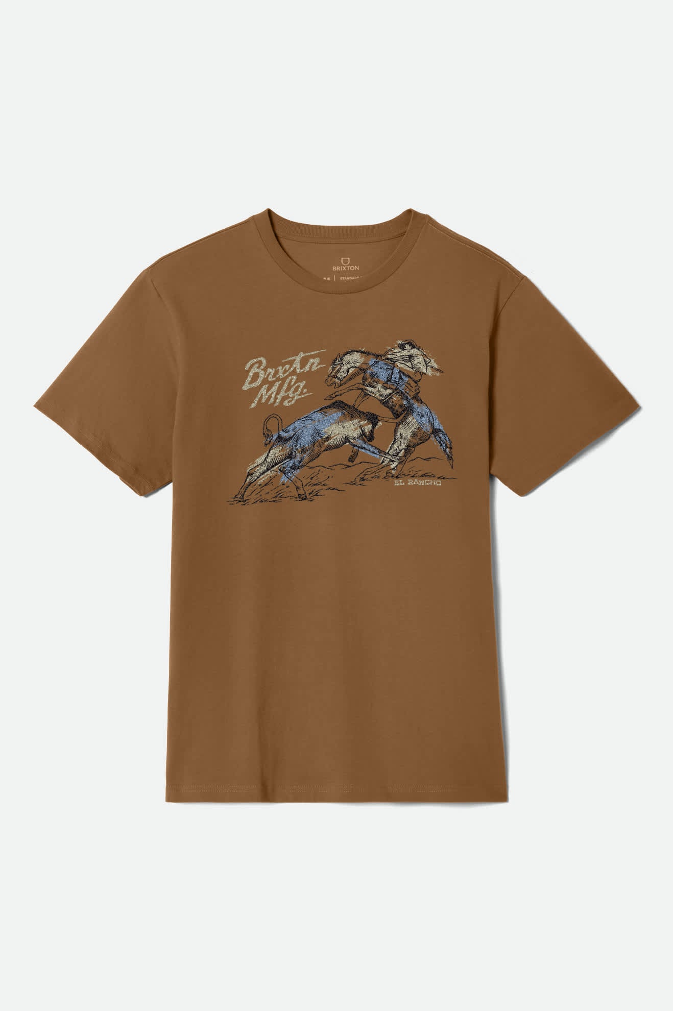 Men's Wellston S/S Tailored T-Shirt in the color Washed Copper - Front Product View