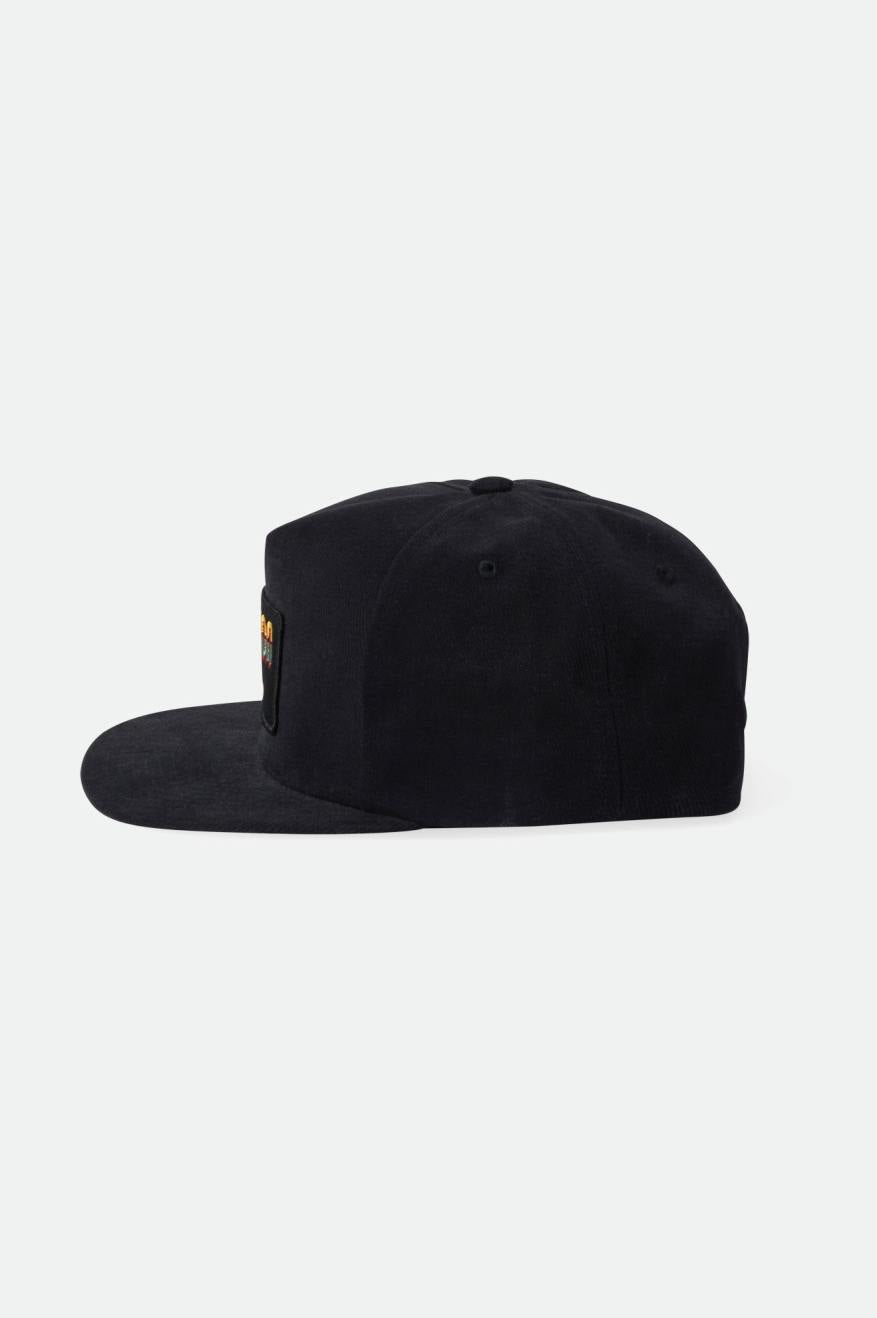 
       Brixton Neighbor MP Snapback - Black Sol Wash
     