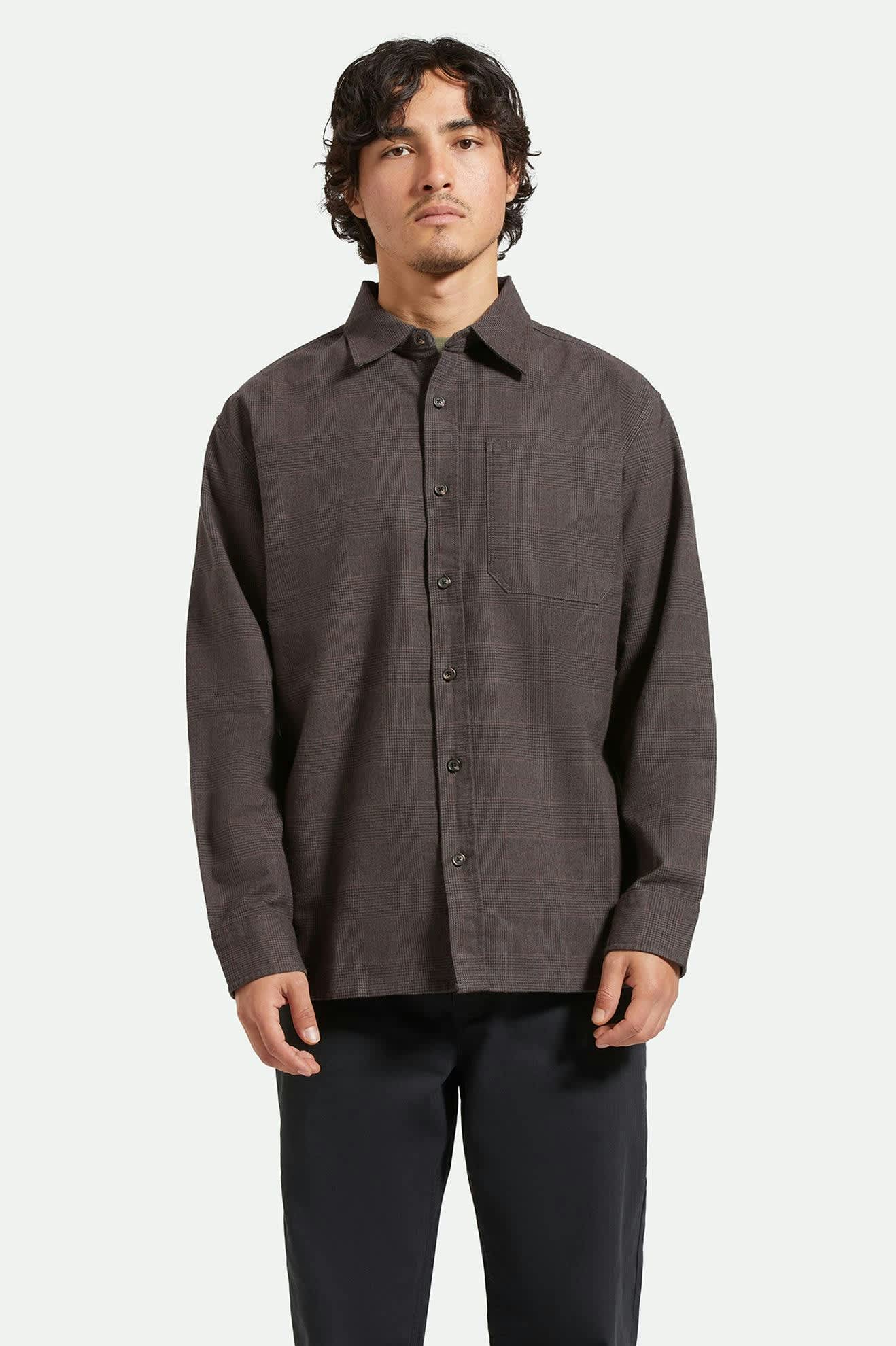 
       Men&#39;s Selden L/S Overshirt in the color Mixed Tweed - Men&#39;s Front View
     