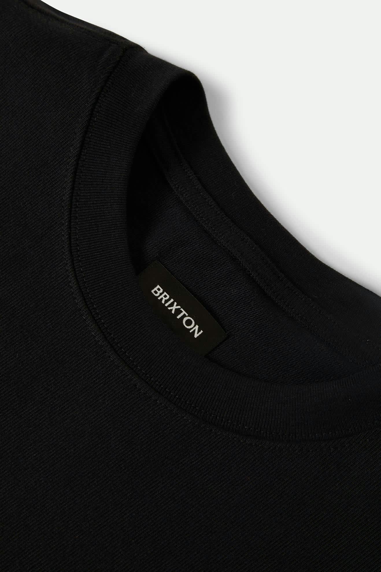 Men's Live Free Heavyweight Relaxed T-Shirt in the color Black Classic Wash - Additional Laydown image