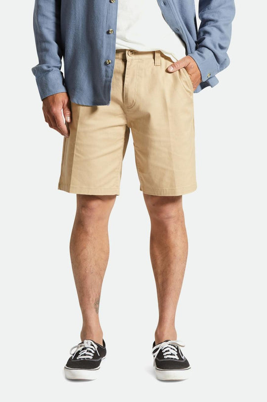 
       Brixton Choice Chino Short 9&quot; - Sand
     