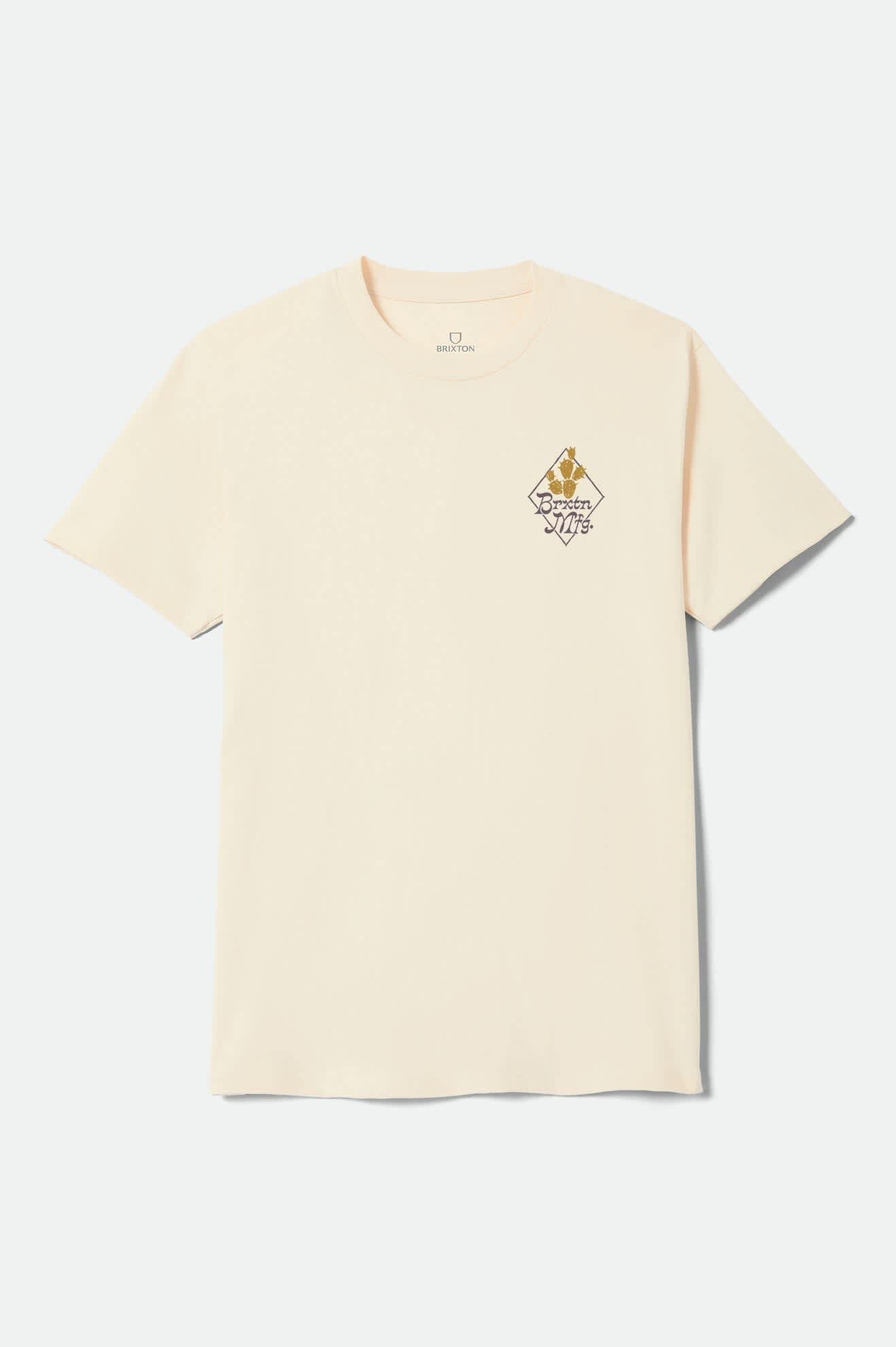 Men's Steady Standard T-Shirt in the color Cream - Front Product View