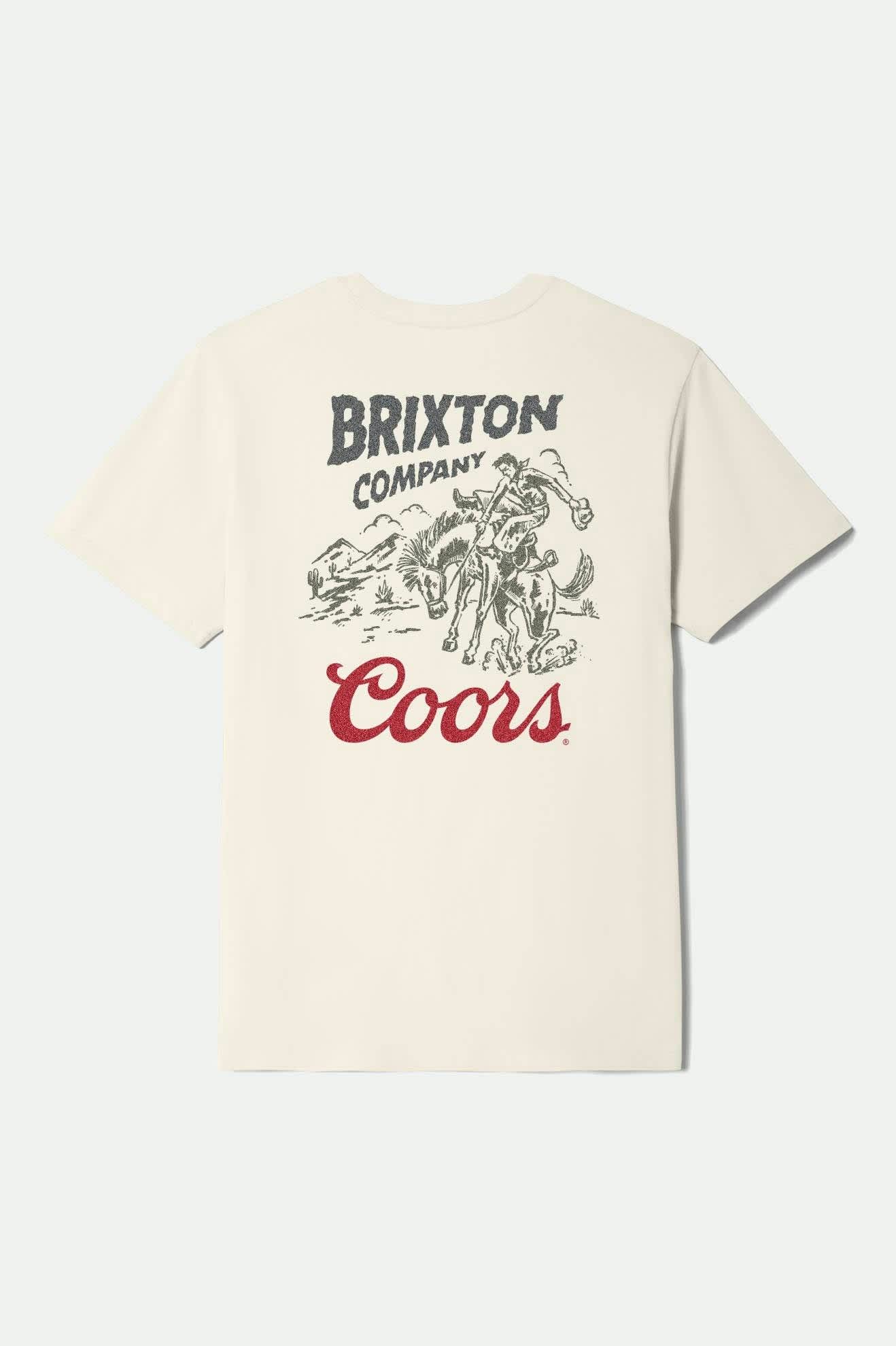 
       Brixton Coors Canyon S/S Standard T-Shirt - Cream
     