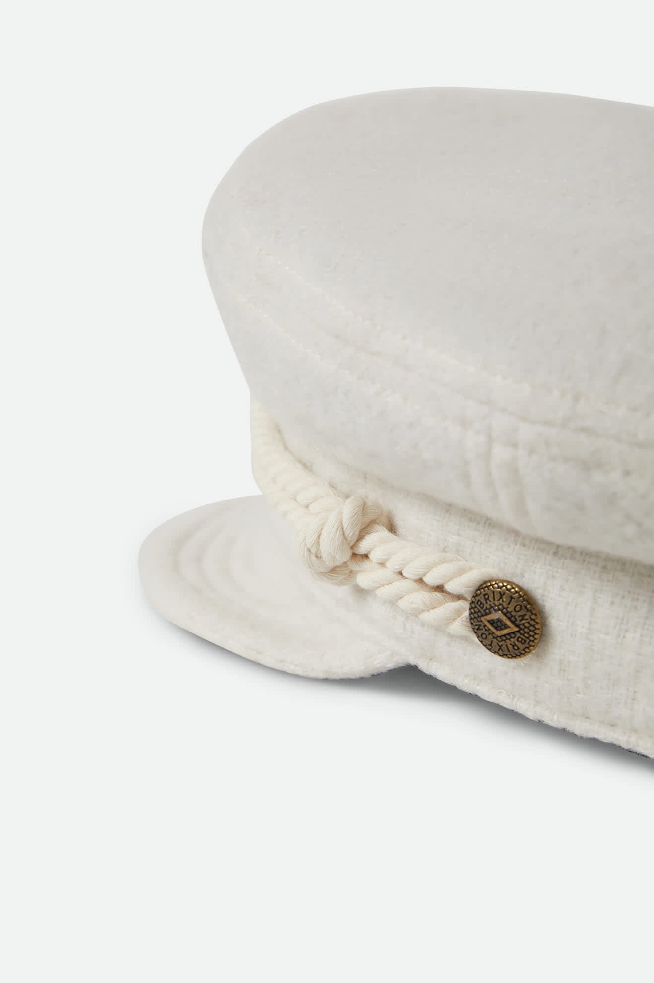 Women's Kayla Cap in the color Off White Boucle - Additional Laydown image