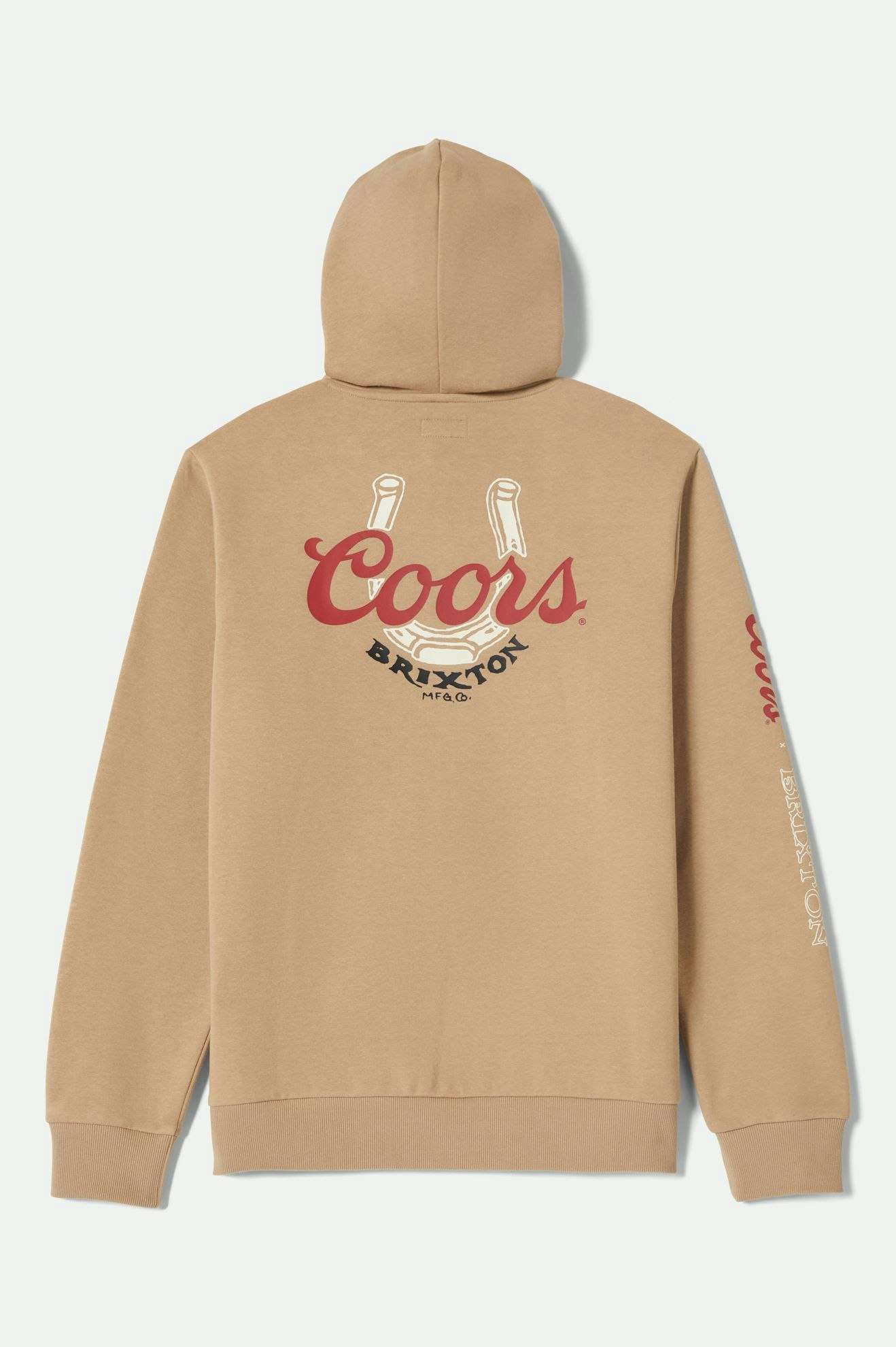 
       Back Laydown Image for Coors Luck Hoodie - Sand
     