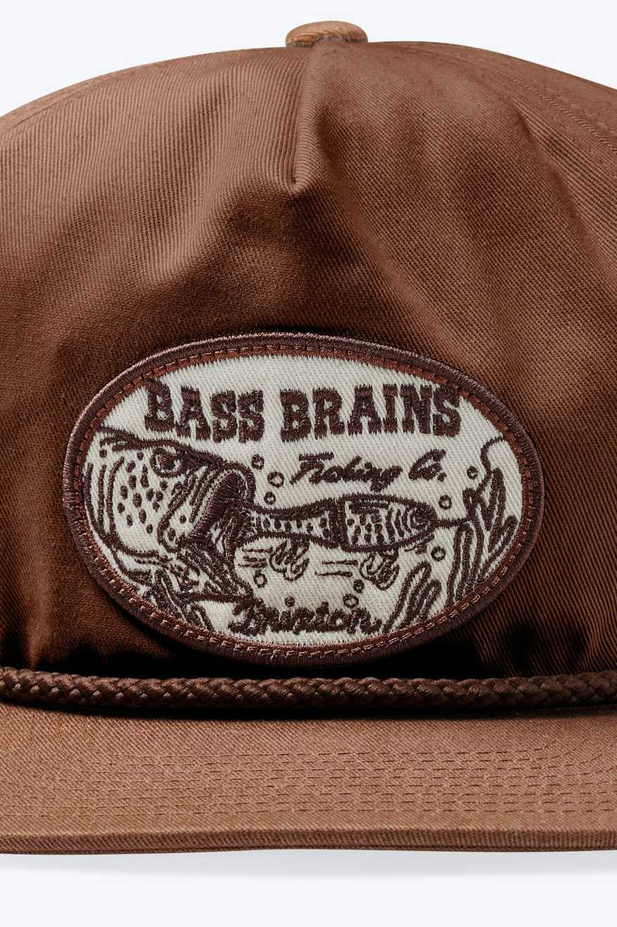 
       Brixton Bass Brains Swim Snapback - Brown
     