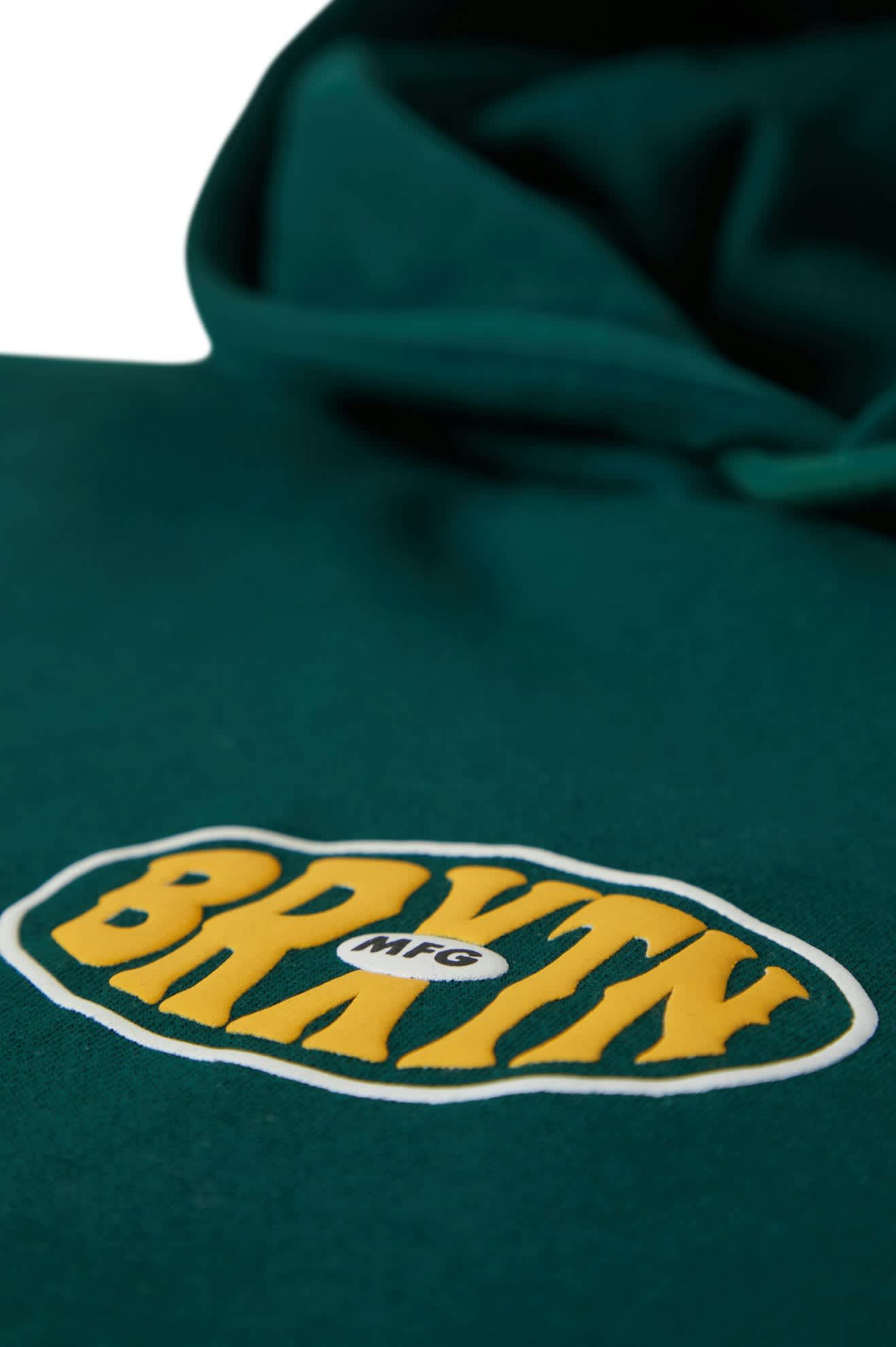 Men's Largo Hoodie in the color Deep Emerald - Additional Laydown image