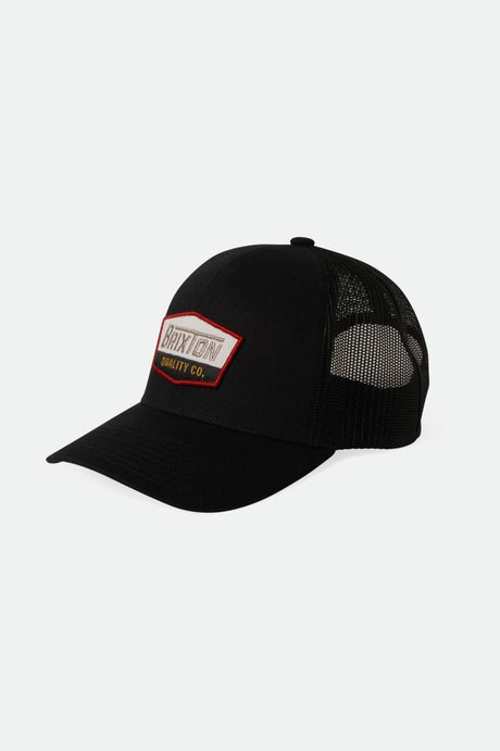 Brixton Men's Regal Netplus Trucker Hat - Black/Black | Main