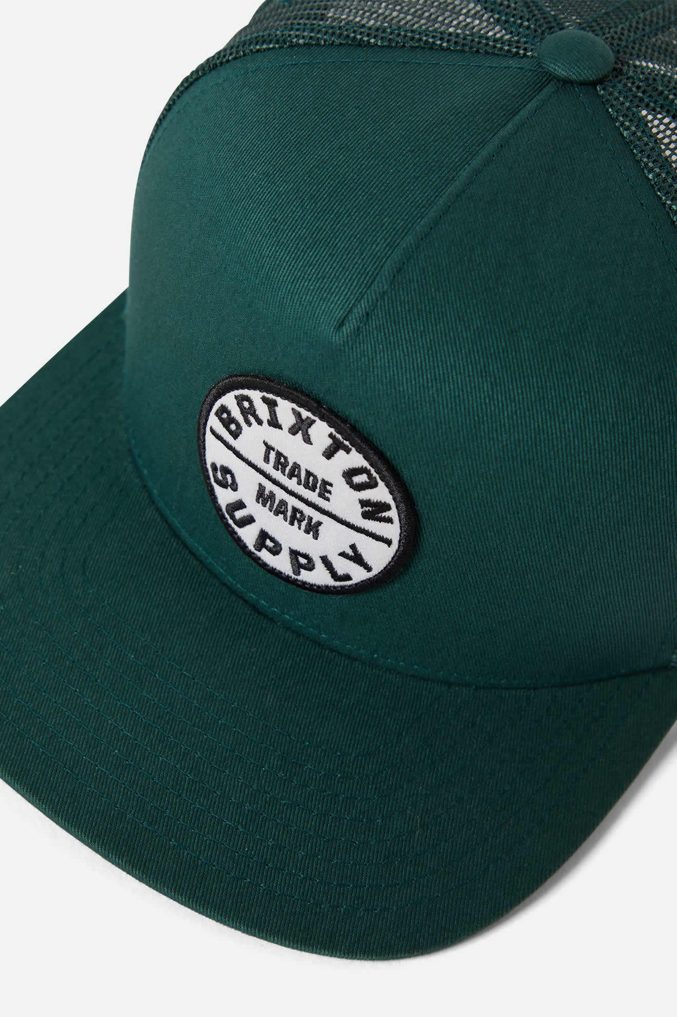 Unisex Oath Trucker Hat in the color Night Sage/Night Sage - Additional Laydown image