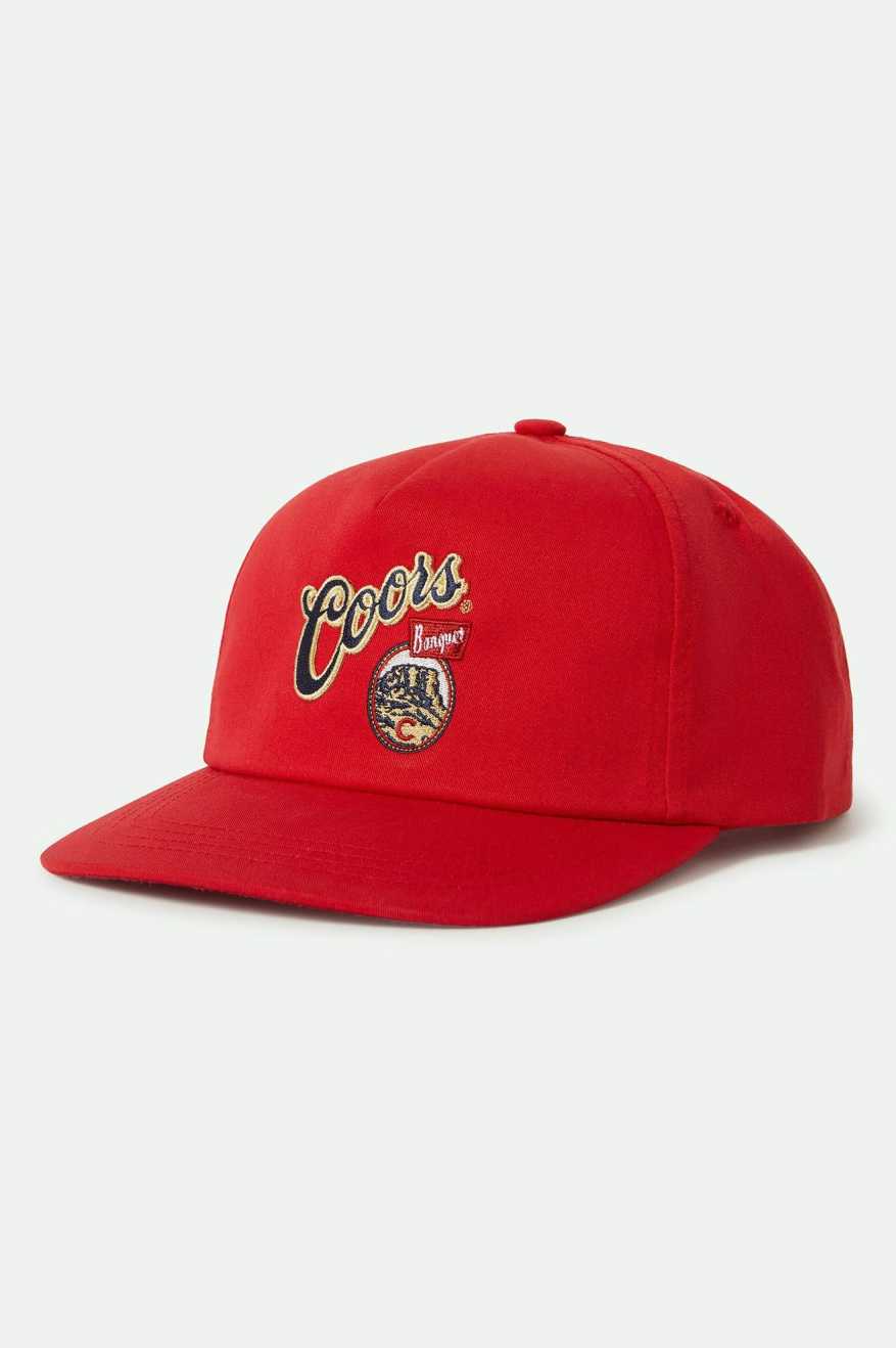 
       Brixton Coors Start Your Legacy Banquet Hops Snapback - Red
     