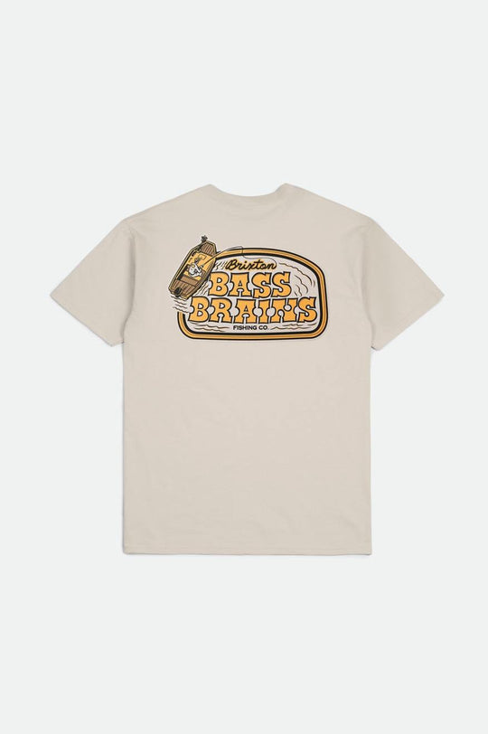 
       Brixton Bass Brains Boat S/S Standard Tee - Cream
     