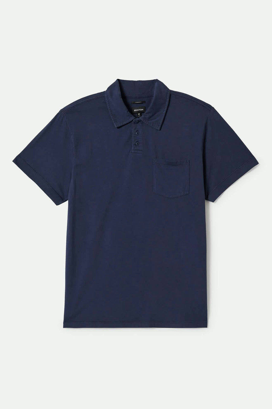 
       Men&#39;s Vintage Wash S/S Polo in the color Washed Navy - Front Product View
     