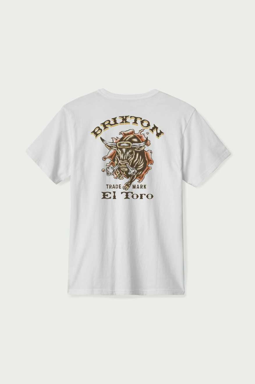 
       Brixton El Toro S/S Tailored T-Shirt - White
     