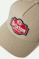 Unisex Genuine Quality Netplus Trucker Hat in the color Sand/Sand - Additional Laydown image