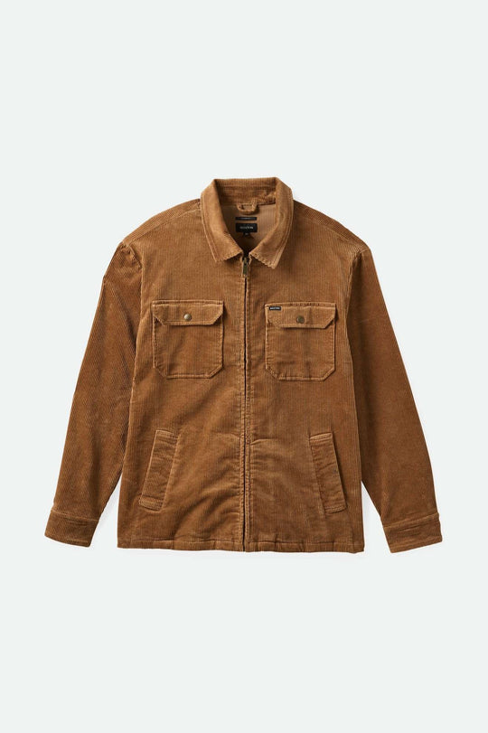 
       Brixton Men&#39;s Motor Jacket - Tiger&#39;s Eye Cord | Main
     