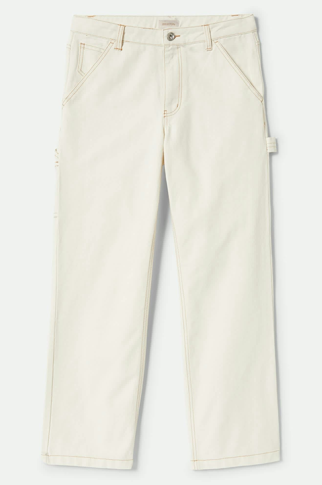 
       Women&#39;s Essex Painter Pant in the color Egret White - Front Product View
     