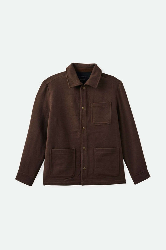 
       Brixton Men&#39;s Menswear Chore Coat - Heather Pinecone Brown | Main
     