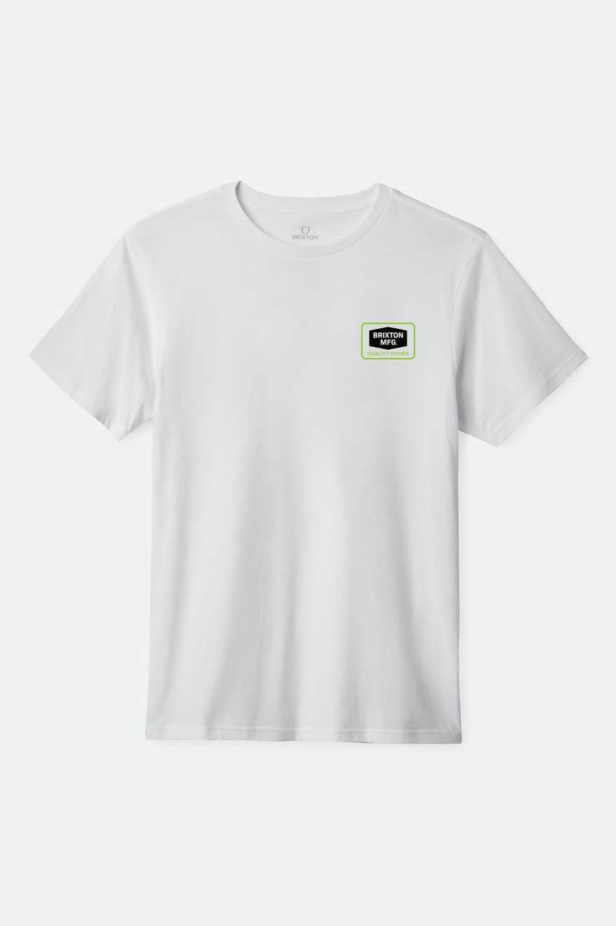 
       Brixton Neon Fallbrook S/S Standard T-Shirt - White
     