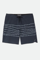 Men's Blitz Boardshort 19" in the color Black/Barb Wire - Front Product View